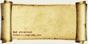 Isidora Ravilić vizit kartica